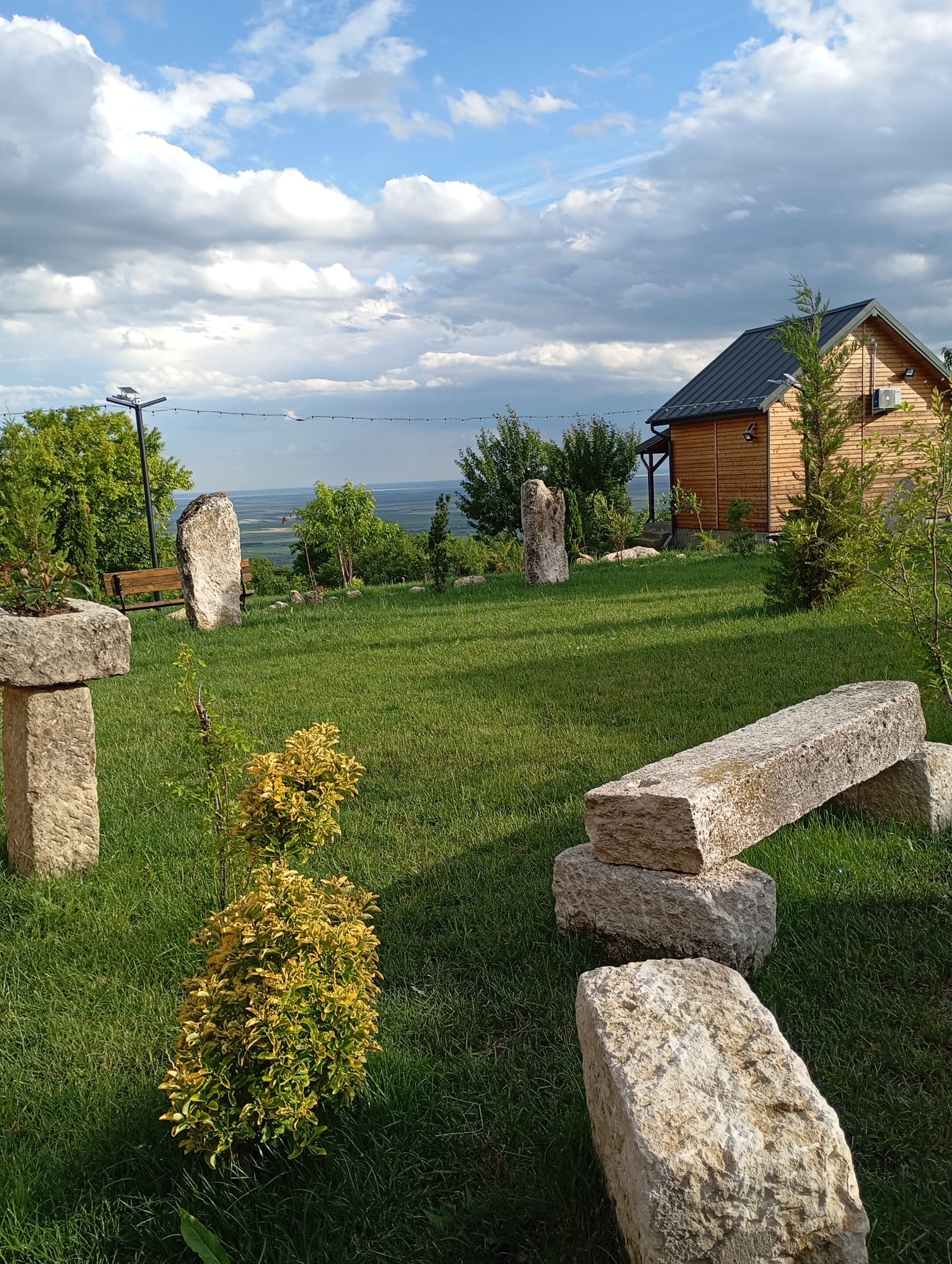 Panoramă grădină